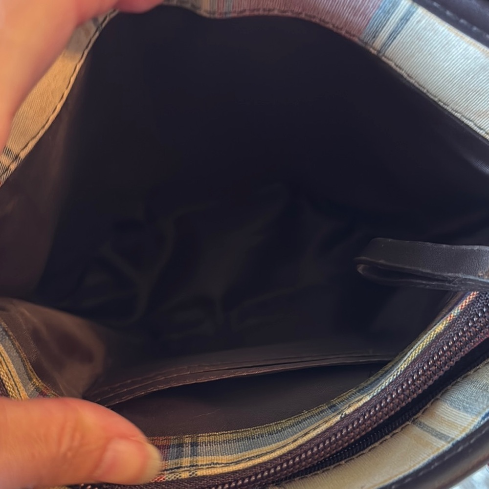 Longaberger Red and Cream Tartan Mini Tote BLACK FRIDAY SALE - Picture 4 of 8